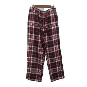 Old Navy Men's Pajama Pants Size L Red Plaid Flannel
